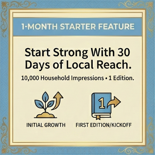 1 Month - Start Strong: 30 Days of Local Exposure